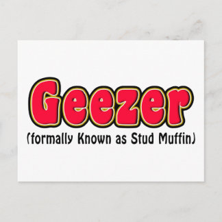 Tarjetas de correo del abuelo Geezer o Stud Muffin