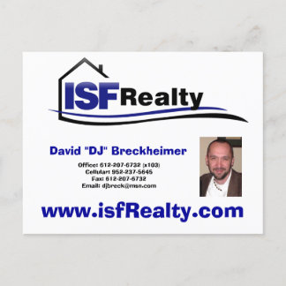 Tarjetas de correo del agente (edite y personalice