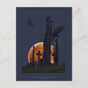Tarjetas de correo Raven y Totems