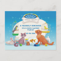 Tarjetas de correos veterinarias