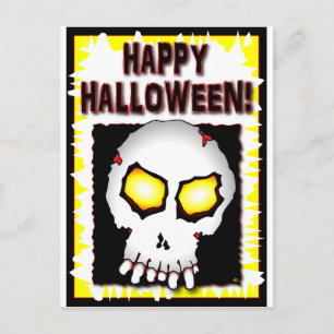 Tarjetas de cráneo Zombie