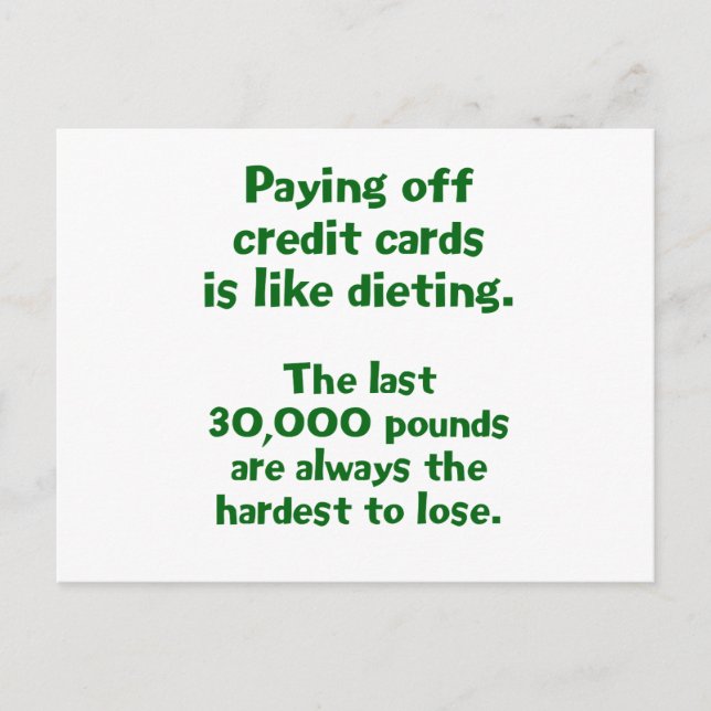 Tarjetas de crédito... (Anverso)