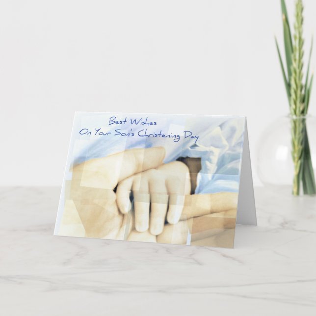 Tarjetas de cristianismo/bautismo (Anverso)