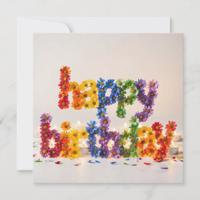 Tarjetas de Cumpleaños  (Anverso)