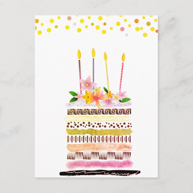Tarjetas de cumpleaños (Anverso)