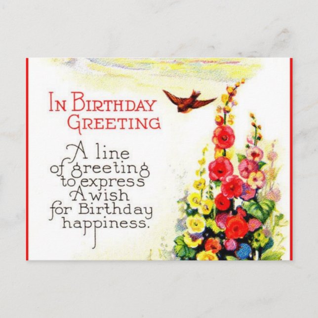 Tarjetas de cumpleaños (Anverso)