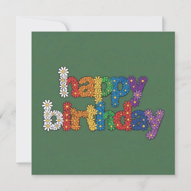 Tarjetas de Cumpleaños  (Anverso)