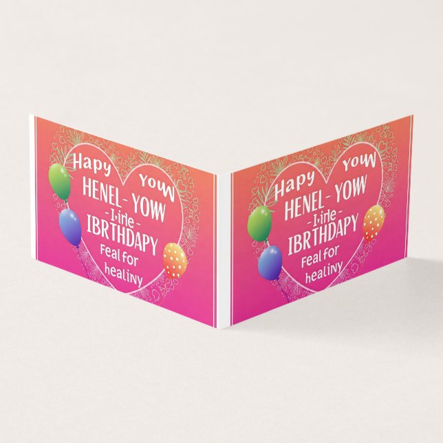 Tarjetas de cumpleaños (Exterior)