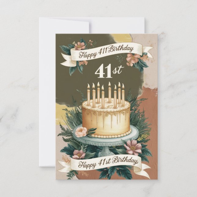 tarjetas de cumpleaños 41 (Anverso)