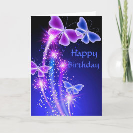 Tarjetas de cumpleaños: Besos de la mariposa