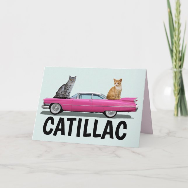 TARJETAS DE CUMPLEAÑOS CLÁSICAS DE CATILLAC CAT PI (Anverso)