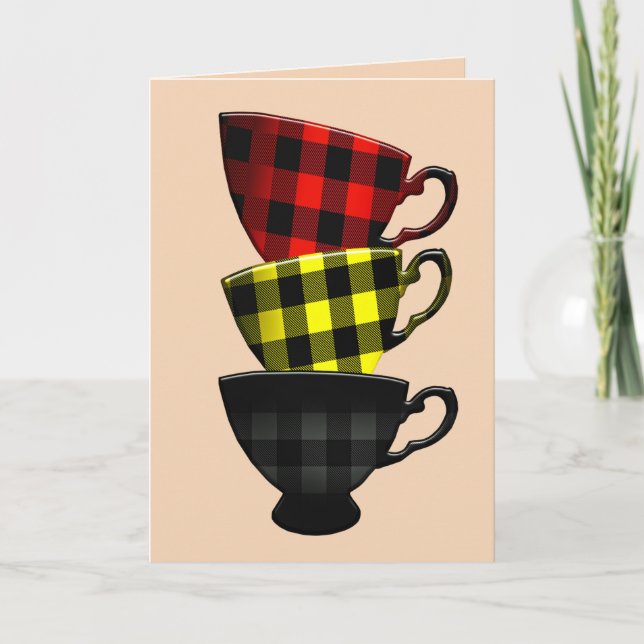 TARJETAS DE CUMPLEAÑOS DE AMOR DE CAFÉ (Anverso)