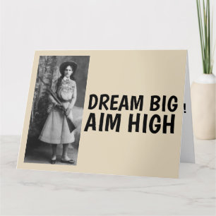Tarjetas de cumpleaños de Annie Oakley Funny Cowgi