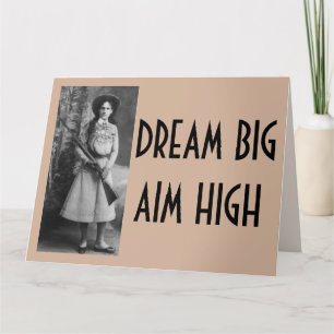 Tarjetas de cumpleaños de Annie Oakley Funny Cowgi