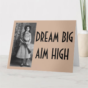 Tarjetas de cumpleaños de Annie Oakley Funny Cowgi
