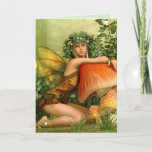 TARJETAS DE CUMPLEAÑOS DE ARTE FANTASÍA DE HADA EL