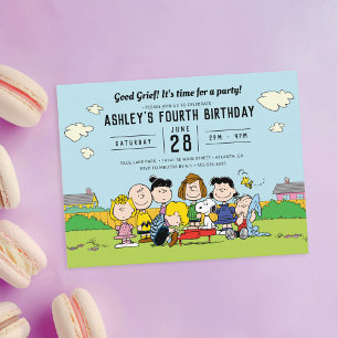 Tarjetas de Cumpleaños de Charlie Brown y la Pandi
