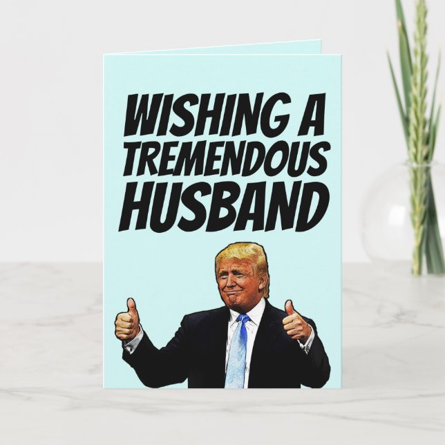 TARJETAS DE CUMPLEAÑOS DE DONALD TRUMP (Anverso)