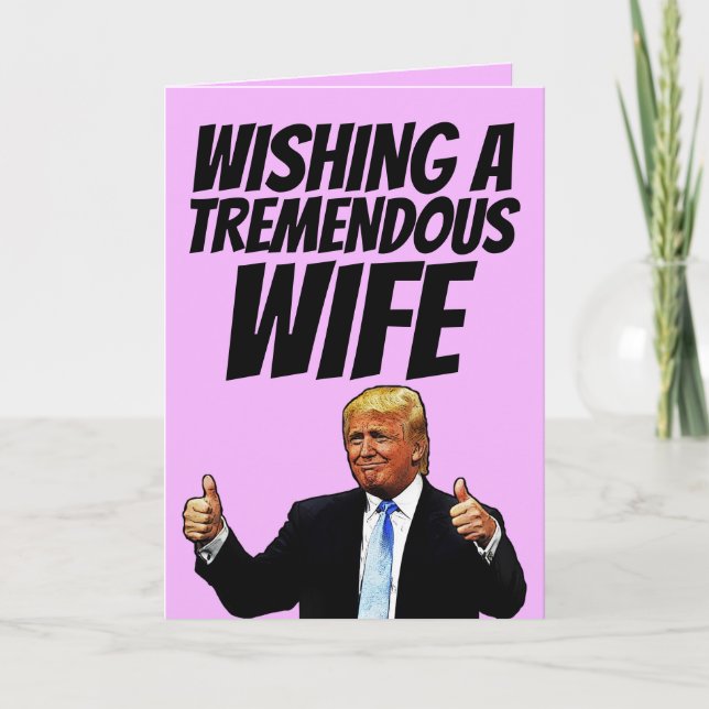 TARJETAS DE CUMPLEAÑOS DE DONALD TRUMP (Anverso)