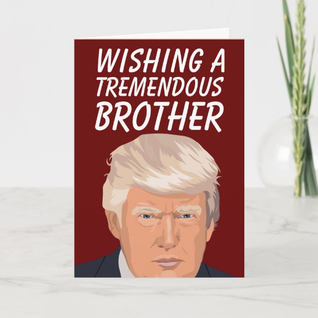 TARJETAS DE CUMPLEAÑOS DE DONALD TRUMP (Anverso)