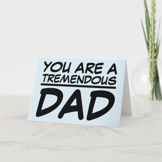 TARJETAS DE CUMPLEAÑOS DE DONALD TRUMP PARA PAPÁ (Anverso)