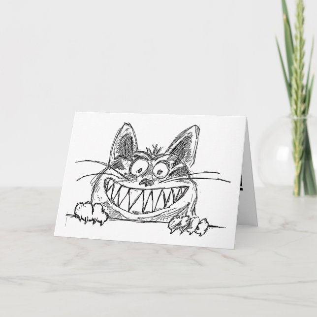 TARJETAS DE CUMPLEAÑOS DE GATOS DIVERTIDOS (Anverso)