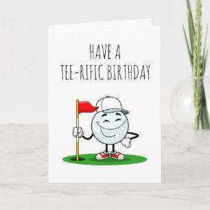 tarjetas de cumpleaños de golf divertidas