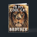 TARJETAS DE CUMPLEAÑOS DE Guay CAT BROTHER<br><div class="desc">TARJETA DE REUNIÓN DEL CUMPLEAÑOS DE Guay CAT BROTHER</div>