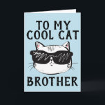 TARJETAS DE CUMPLEAÑOS DE Guay CAT BROTHER<br><div class="desc">TARJETA DE REUNIÓN DEL CUMPLEAÑOS DE Guay CAT BROTHER</div>