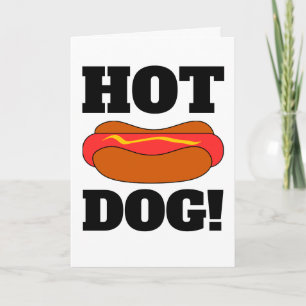 TARJETAS DE CUMPLEAÑOS DE HOTDOG FUNNY