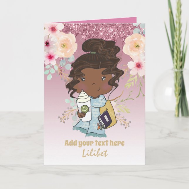 Tarjetas de cumpleaños de la princesa Melanin para (Anverso)