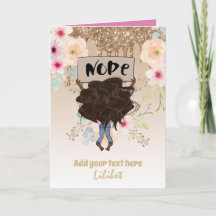 Tarjetas de cumpleaños de la princesa Melanin para