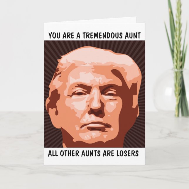 TARJETAS DE CUMPLEAÑOS DE LA TÍA INCREÍBLE TÍA DON (Anverso)