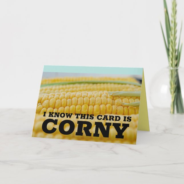 TARJETAS DE CUMPLEAÑOS DE MAÍZ EN LA MAZORCA CURIO (Anverso)