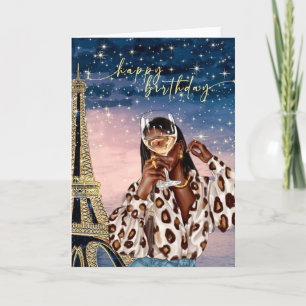 Tarjetas de cumpleaños de mujeres afroamericanas