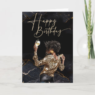 Tarjetas de cumpleaños de mujeres afroamericanas