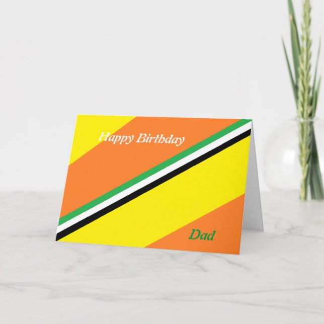 Tarjetas de cumpleaños de papá (Anverso)