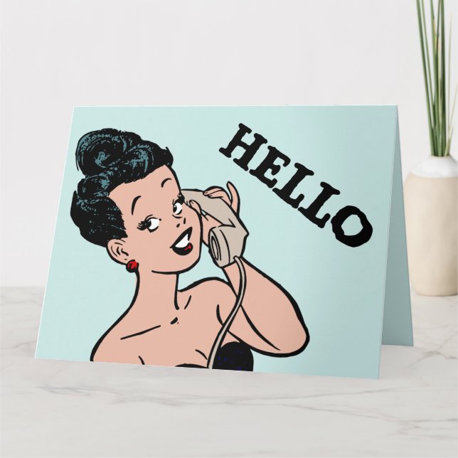 TARJETAS DE CUMPLEAÑOS DE TELÉFONO ROTARIO PARA MU (Anverso)