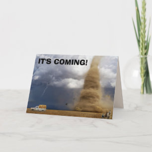 TARJETAS DE CUMPLEAÑOS DE TORNADO FUNNY