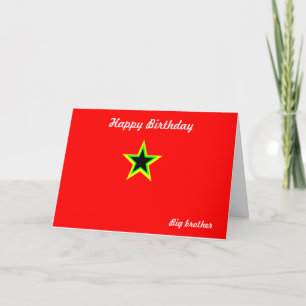 Tarjetas de cumpleaños del hermano mayor