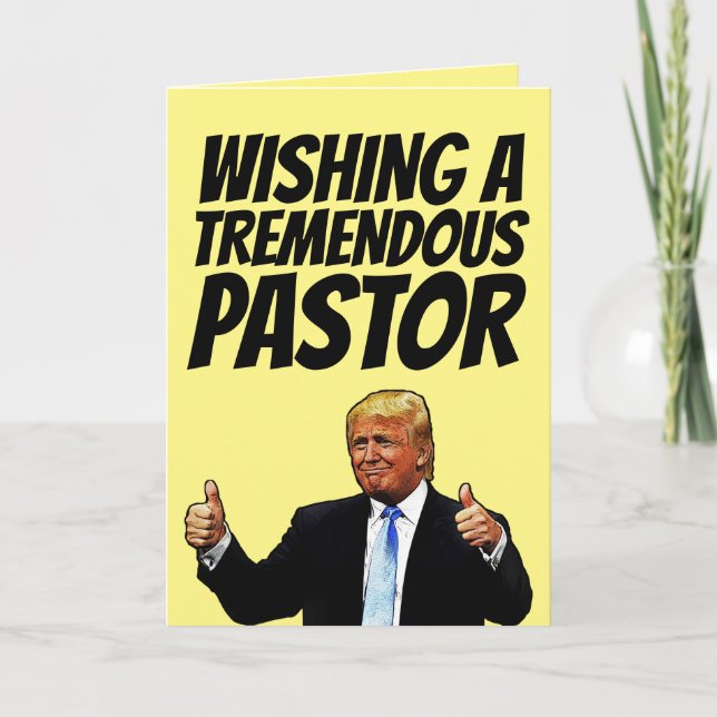 TARJETAS DE CUMPLEAÑOS DEL PASTOR DONALD TRUMP (Anverso)
