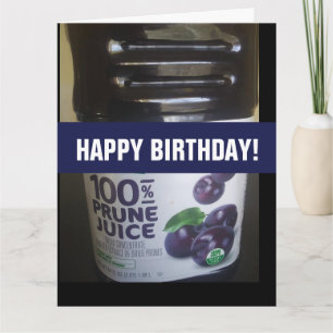 TARJETAS DE CUMPLEAÑOS DIVERTIDAS DE CIRUELA SECA