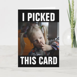 TARJETAS DE CUMPLEAÑOS DIVERTIDAS NIÑA SACA MOCOS