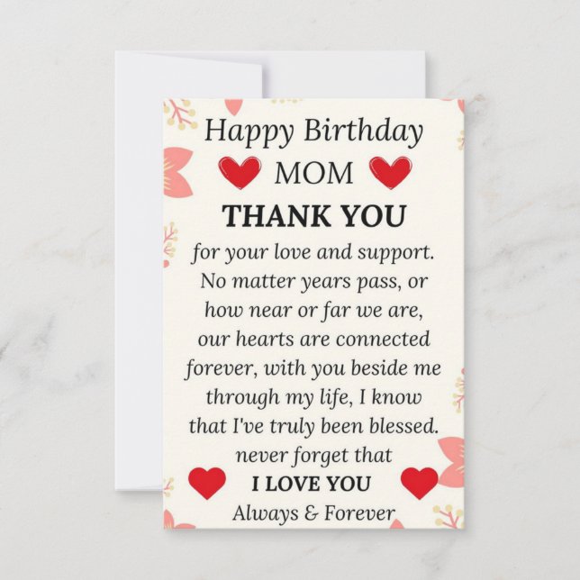 tarjetas de cumpleaños divertidas para mamá (Anverso)