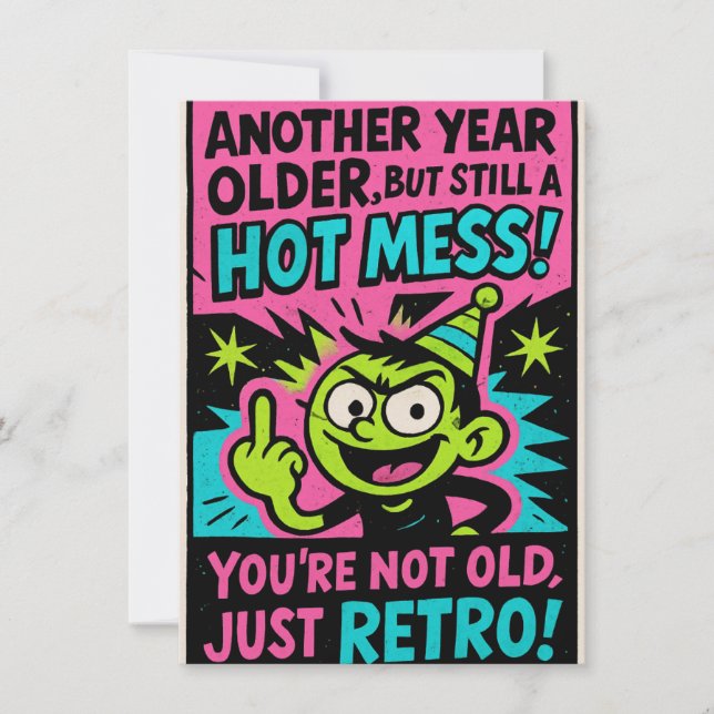 tarjetas de cumpleaños divertidas y groseras (Anverso)