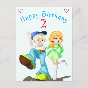 Tarjetas de Cumpleaños Feliz para Niña y Niño Pers