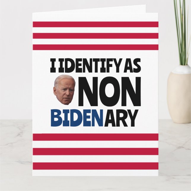 TARJETAS DE CUMPLEAÑOS NO BIDEN ARY FUNNY (Anverso)