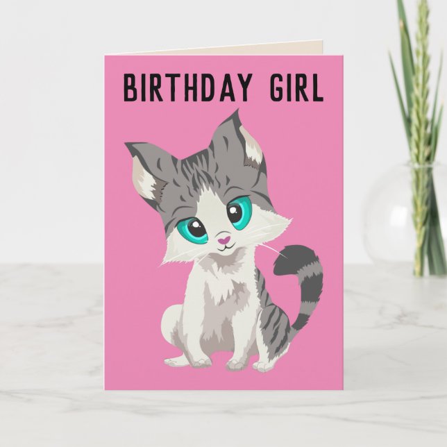 TARJETAS DE CUMPLEAÑOS PARA CHICAS DE ARTE CUTÁNEO (Anverso)