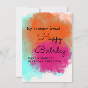 Tarjetas de cumpleaños para niños con unicornio