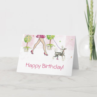 Tarjetas de cumpleaños para perros arrestados chin